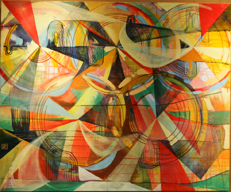 Rolling Kaleidoscope by artist Melissa Wen Mitchell
